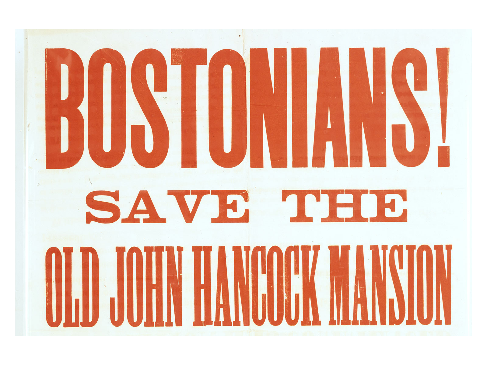 John Hancock broadsheet