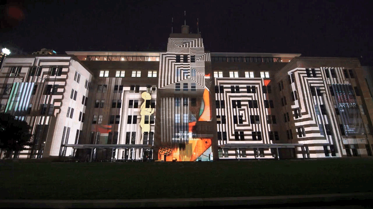 Sydney's Spectacular Technicolor Art Festival in Nine Mesmerizing GIFs
