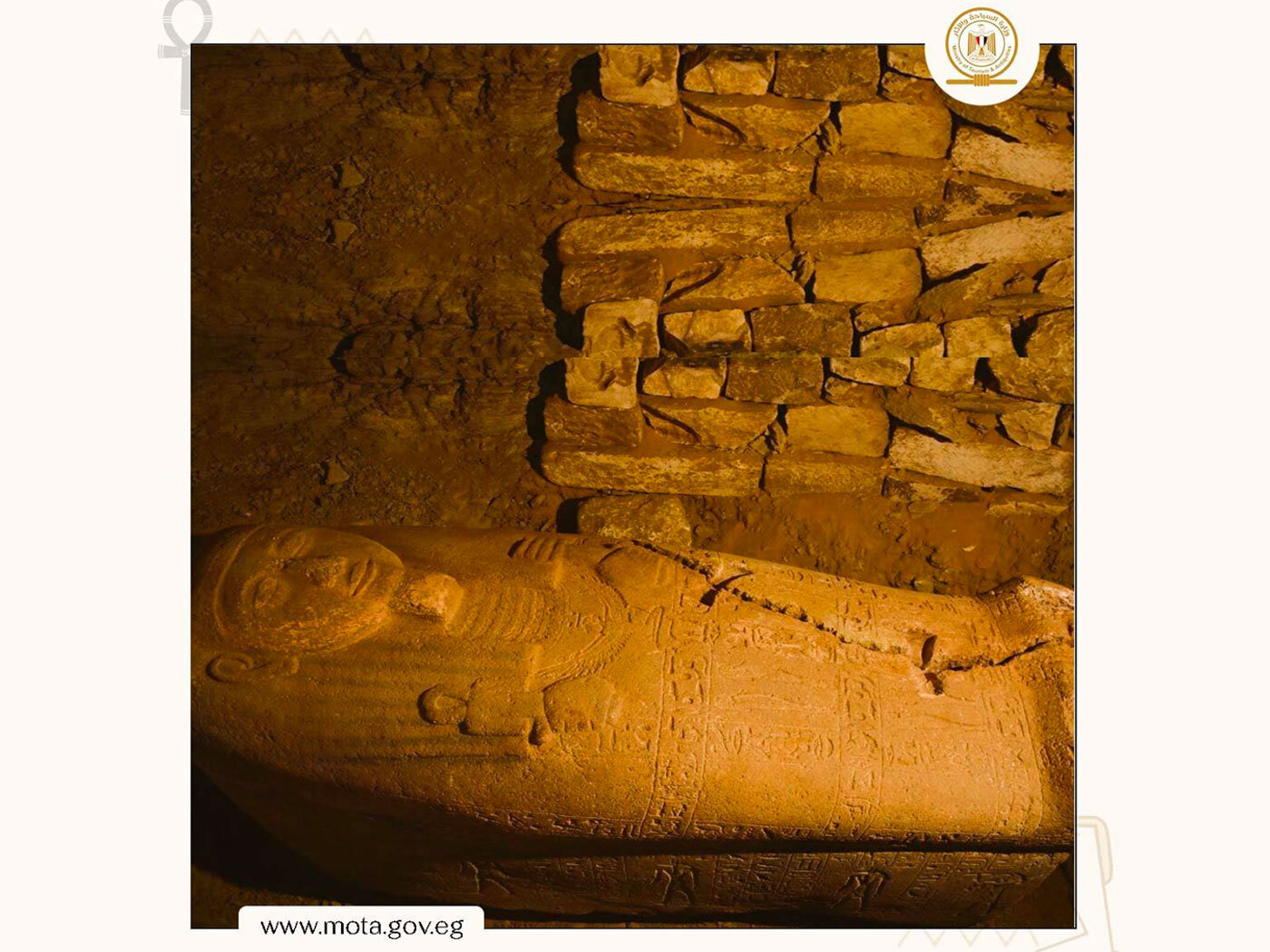 Sarcophagus of Ramses II's Chief Treasurer Discovered at Saqqara | Smart News - Vimarsana News