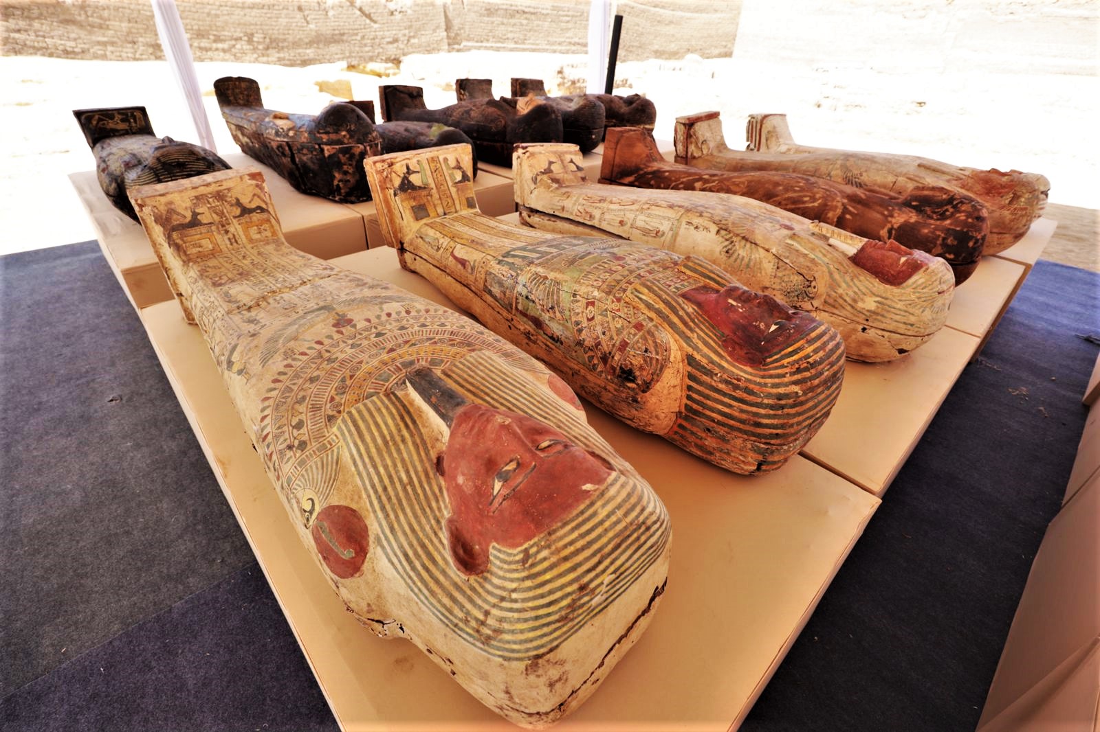 Archaeologists Uncover Hundreds of Colorful Sarcophagi at Saqqara—and They're Not Done Yet | Smart News - Vimarsana News
