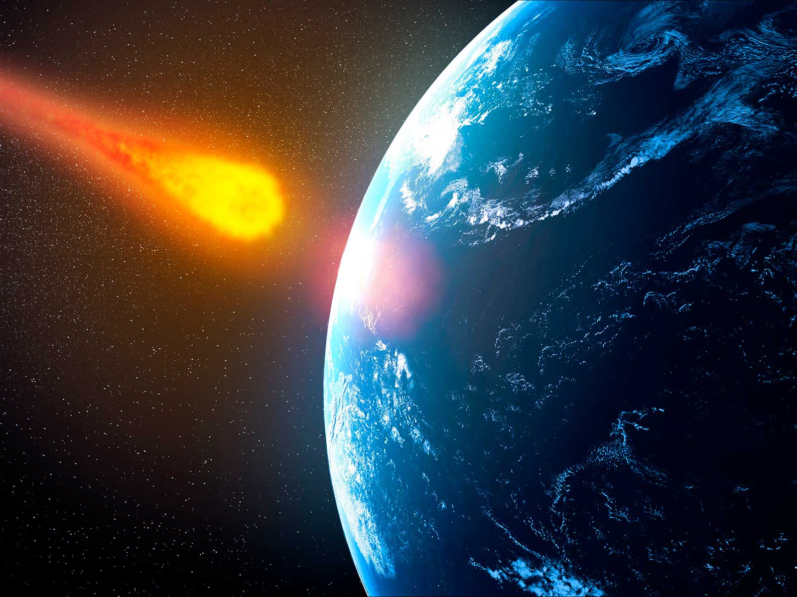 Как метеориты и астероиды заставляют трактор тянуть землю