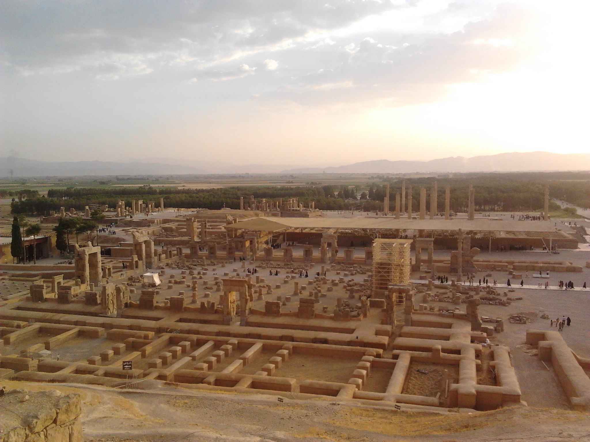 The ruins of Persepolis