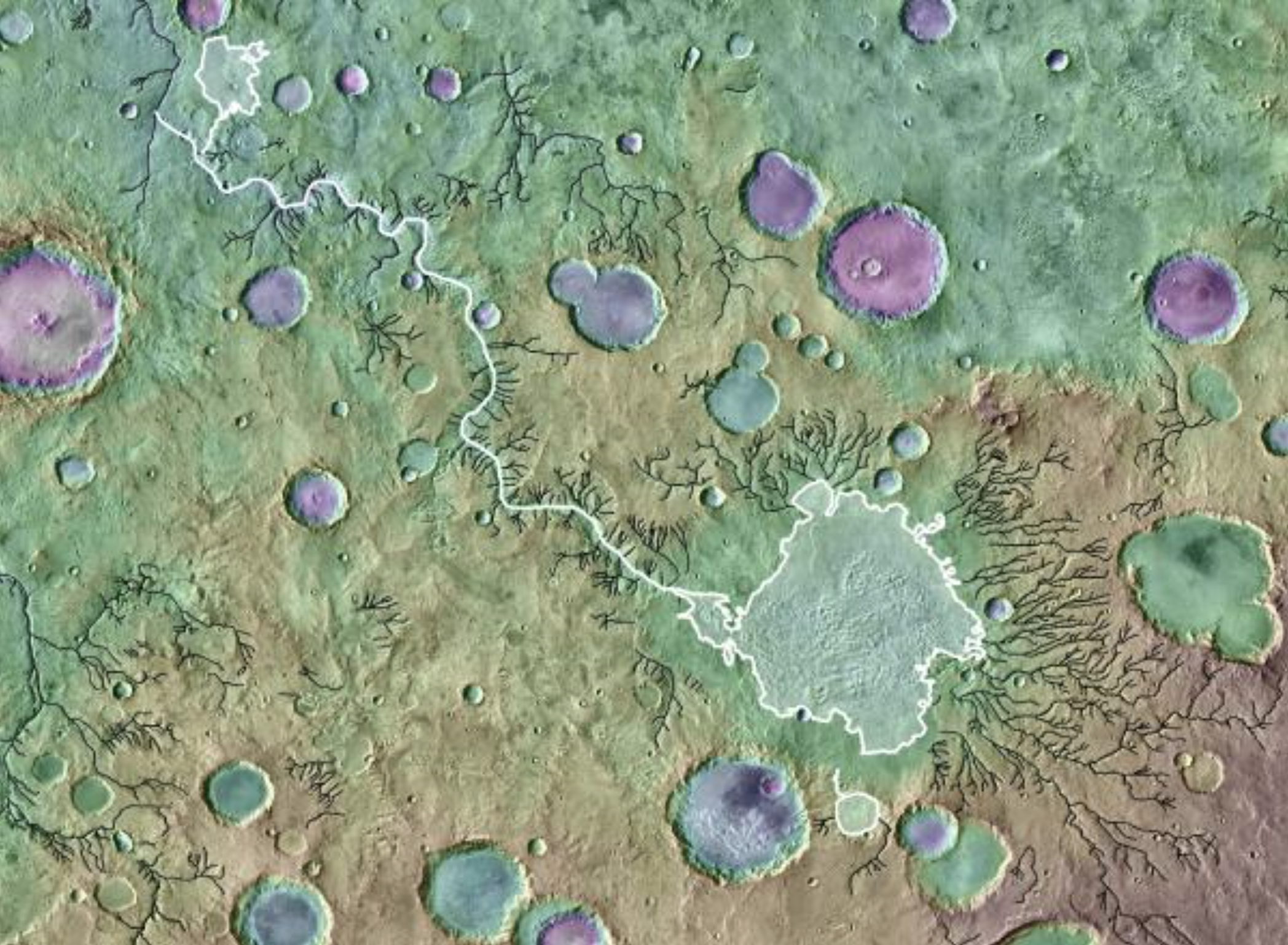 The Martian Landscape Was Shaped by Massive Climate Change-Fueled Floods | Smart News - Vimarsana News