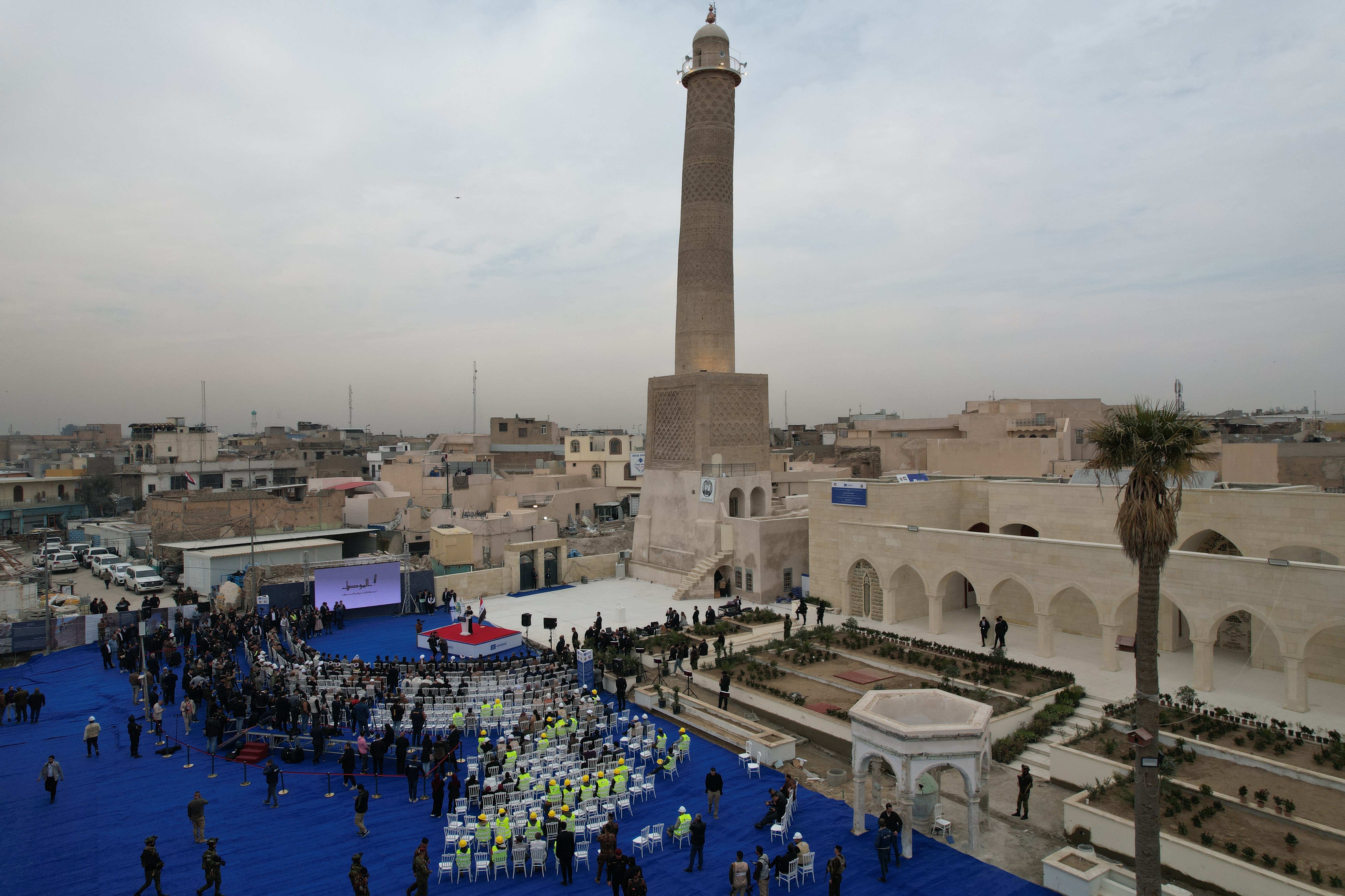 A ceremony at the&nbsp;the Great Mosque of al-Nuri marked the culmination of UNESCO-led restoration efforts in Mosul.