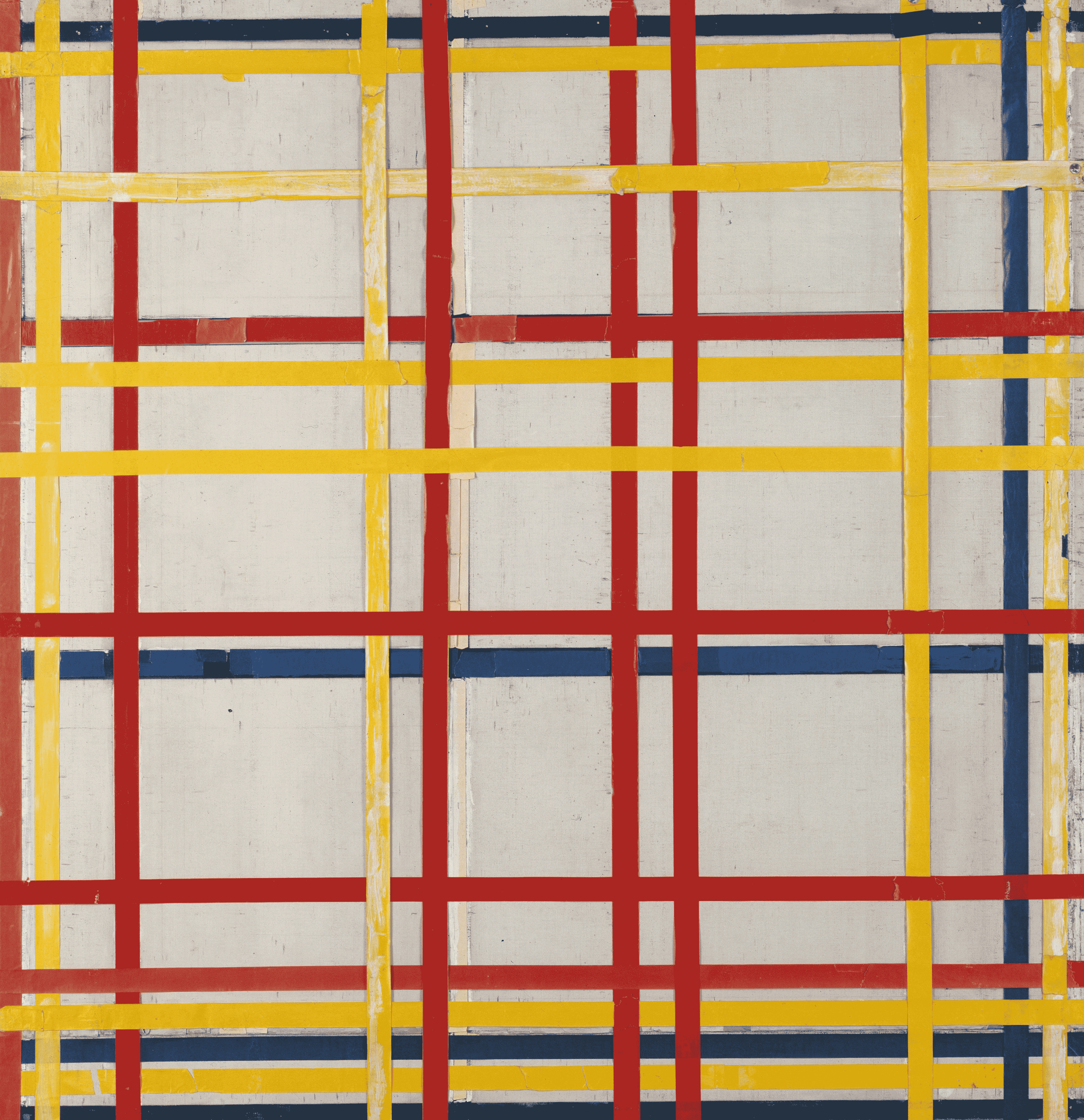Piet Mondrian's New York City I (1941)