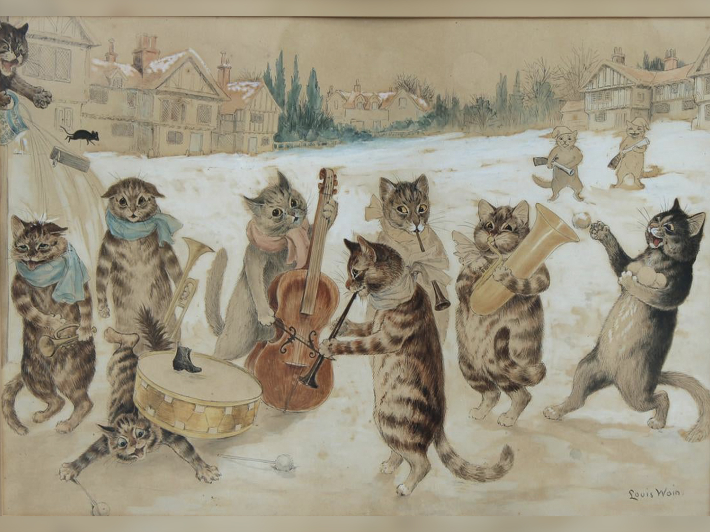 See Louis Wain's Exuberant Cat Art at the Hospital Where He Spent His Later Years | Smart News - Vimarsana News