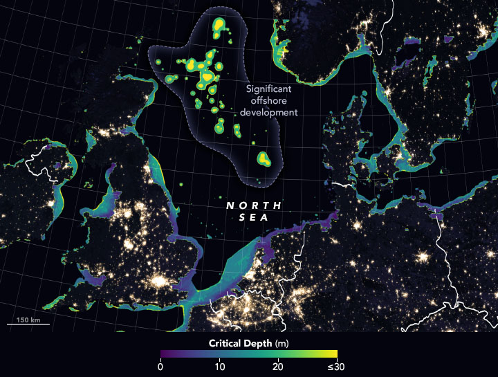 First Global Atlas Reveals How Deep Artificial Light at Night Goes Underwater | Smart News - Vimarsana News