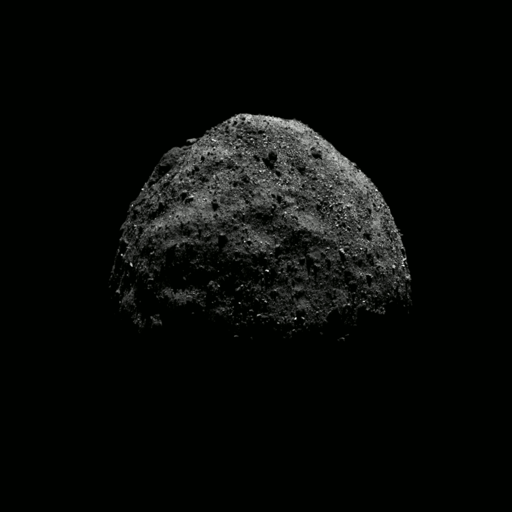 an asteroid spins