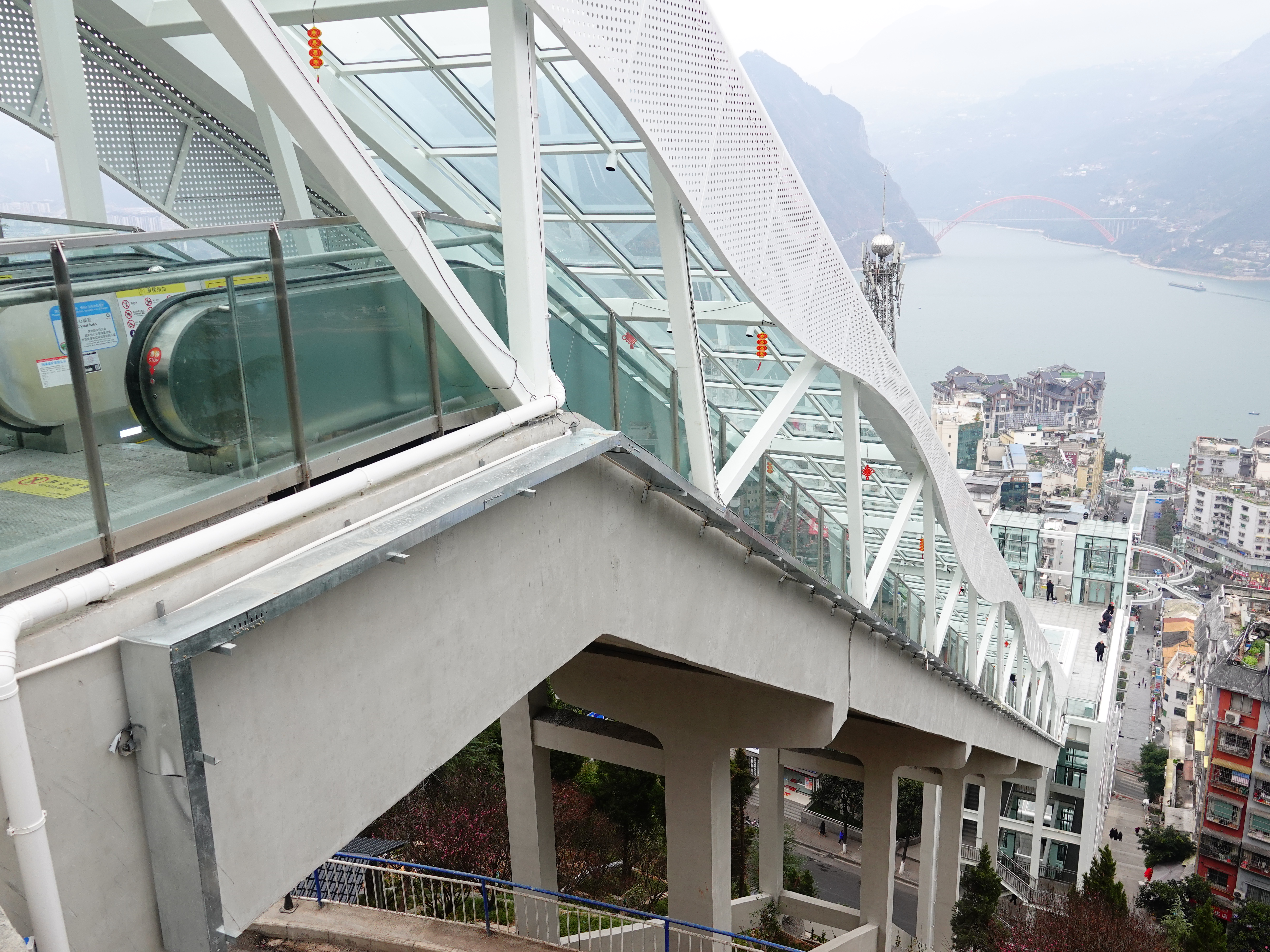 Wushan escalator