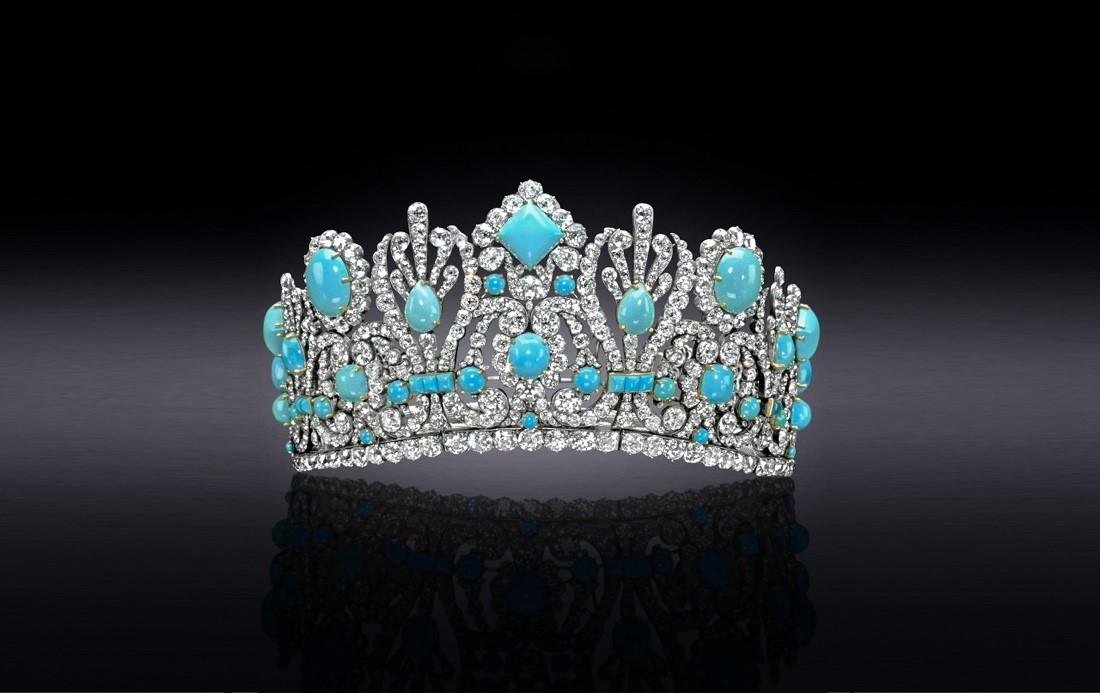 How Turquoise Replaced Emeralds in This Royal Diadem - Vimarsana News