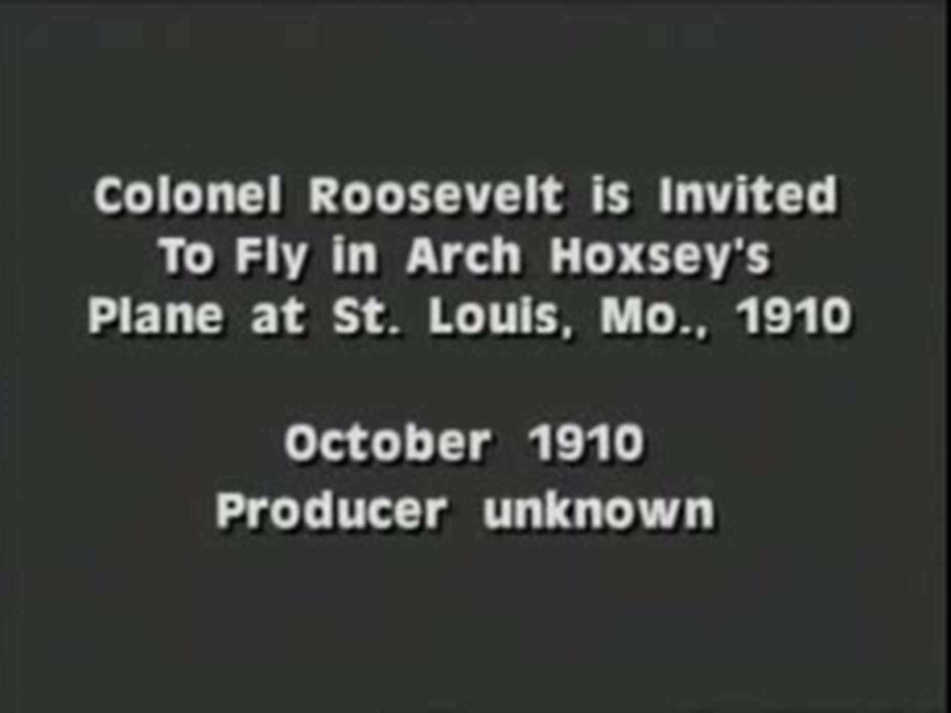Teddy Roosevelt Goes Flying Smithsonian Magazine